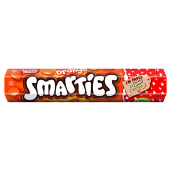 Picture of Christmas Smarties Orange Giant Tube 120g x20